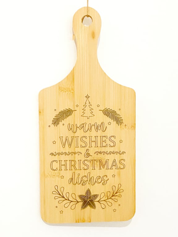 Christmas Wooden Cheese Board
