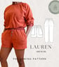 Lauren Sweatpants & Shorts Sewing Pattern - Women's Sizes XS-3XL (PDF Pattern)
