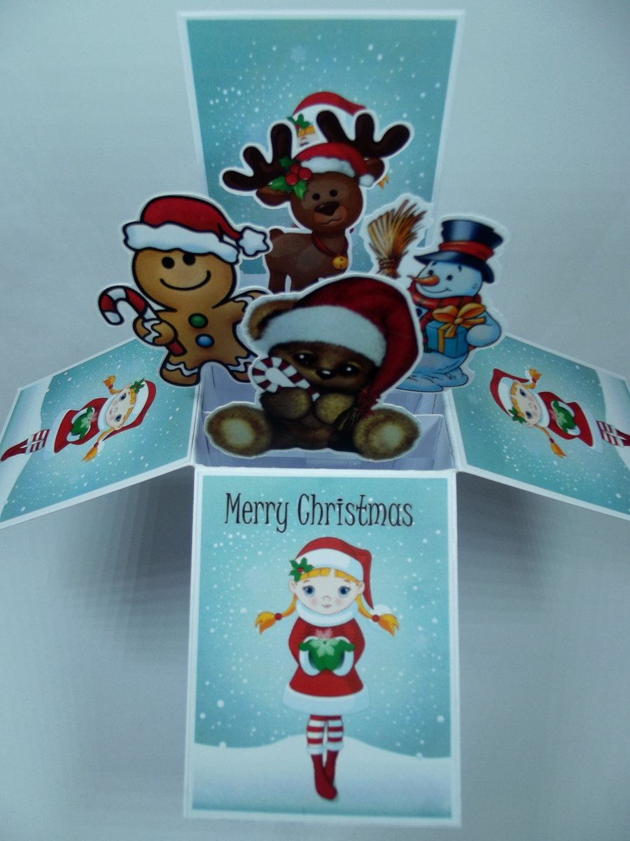 Girl's Christmas Card