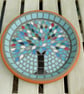 Winter Jewel Tree Mosaic Garden Bird Bath - Image 2