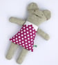Lilac Dots Linen Mouse - Image 2