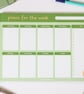 Happy Weekly Planner A4 Desk Pad Plan the Week 50 sheets Notepad Family Calendar - Image 2