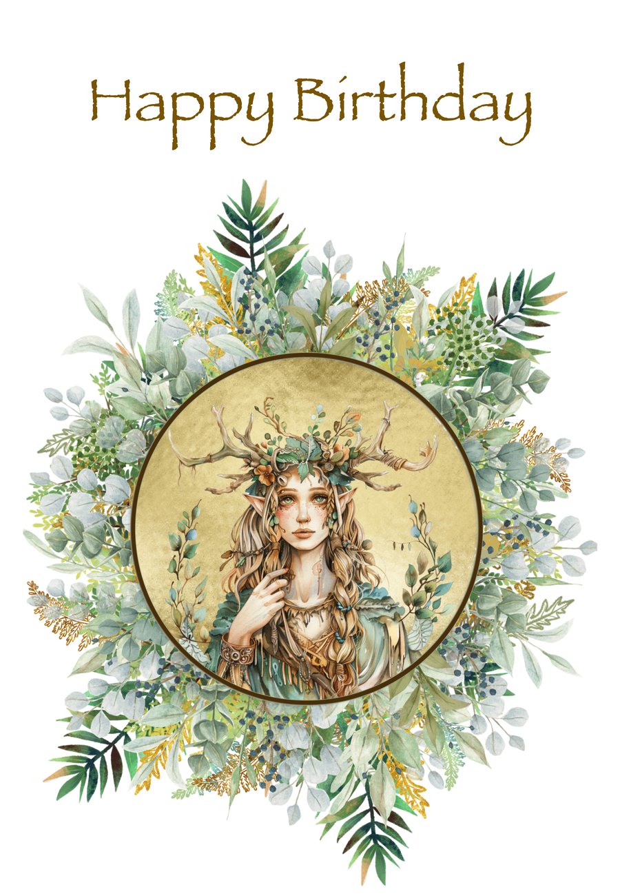 Fairy Fae Greetings Card - Bobby Fairy Fae Greetings Card - Bobby