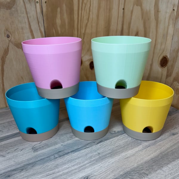 Colourful Self Watering Plant Pot