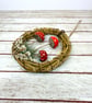 Spun Cotton Mushrooms in Grapevine Hoop Red - Image 7