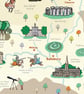 Wiltshire illustrated map poster A4 - Image 2