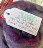 Dyed wool tops roving for spinning - 100g - Image 3