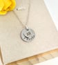 Silver 18th Birthday Name & Age Necklace