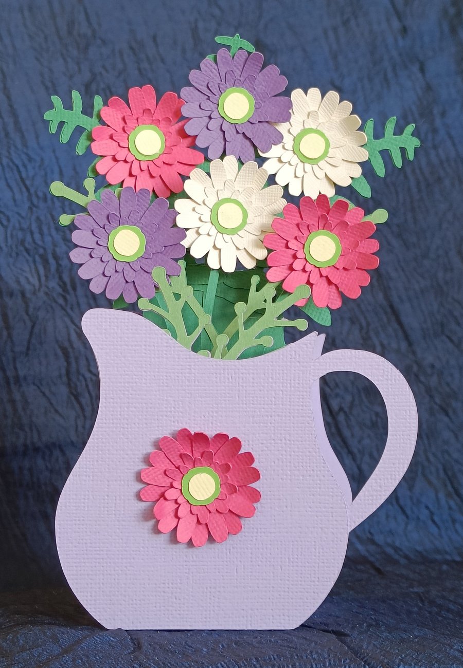 Jug of Flowers - Lilac