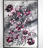 Original Acrylic Painting - Abstract Paintings -"Dreamy Purple" Floral Art - Image 1