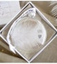 Son Memorial Round Feather Bauble, In Memory of Son, Round Glass Christmas Ornam - Image 9
