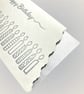 Luxury birthday card with silver candles, cutaway and matching silver insert.  - Image 6