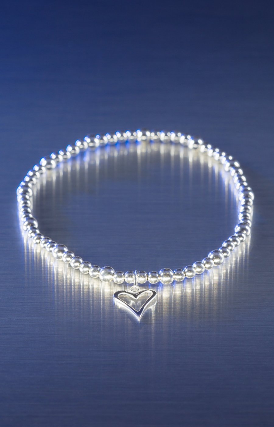 Sterling Silver Wild Heart Charm Bracelet