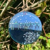 Fused Glass Hand painted Landmark Bauble, Clevedon Pier