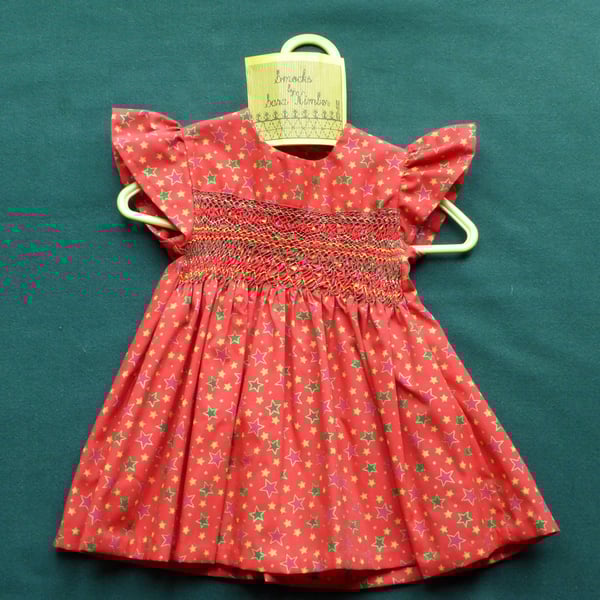 Smocked Dress size 3-9 months