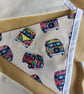 Campervan print cotton bunting  - Image 2