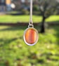 Orange striped agate pendant  - Image 4