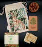 Botanical Wax Melts Midnight Glade & William Morris Storage Bag Thank You Gift