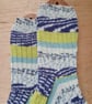 Socks, hand knitted, LARGE adult size 9-11 - Image 2