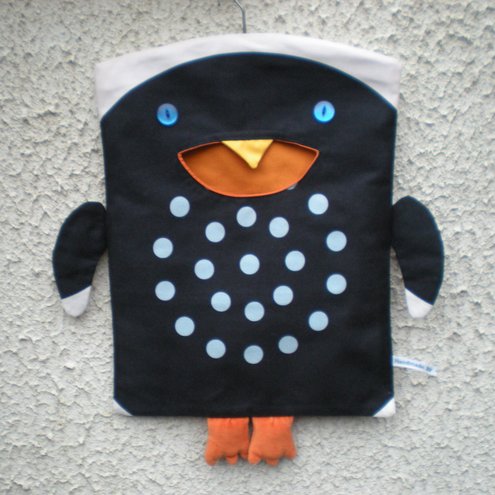 Glen the Penguin PegBag, Peg Bag.