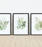 Botanical prints wall art wall decor botanical leaf print - Image 1