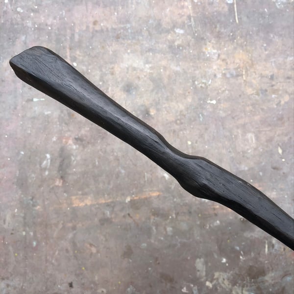 Bog Oak Pagan Wand