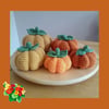 Crocheted pumpkins in 3 sizes and 3 colours - 3 prices