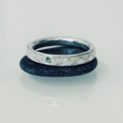 Handmade Sterling Silver Peridot  Ring, Handmade in Scotland, Wedding Jewellery
