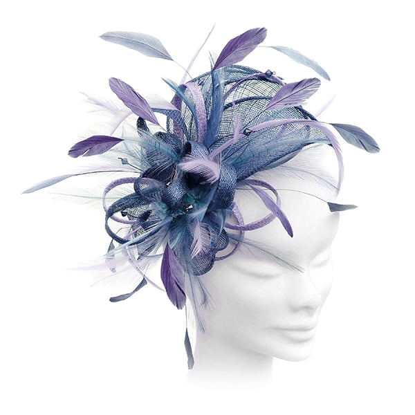 Rosemonde Fascinator in Hyacinth main image 1