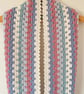 Multicoloured Crochet Infinity Scarf - Handmade - Gifts for Her - Granny Stripe - Image 8