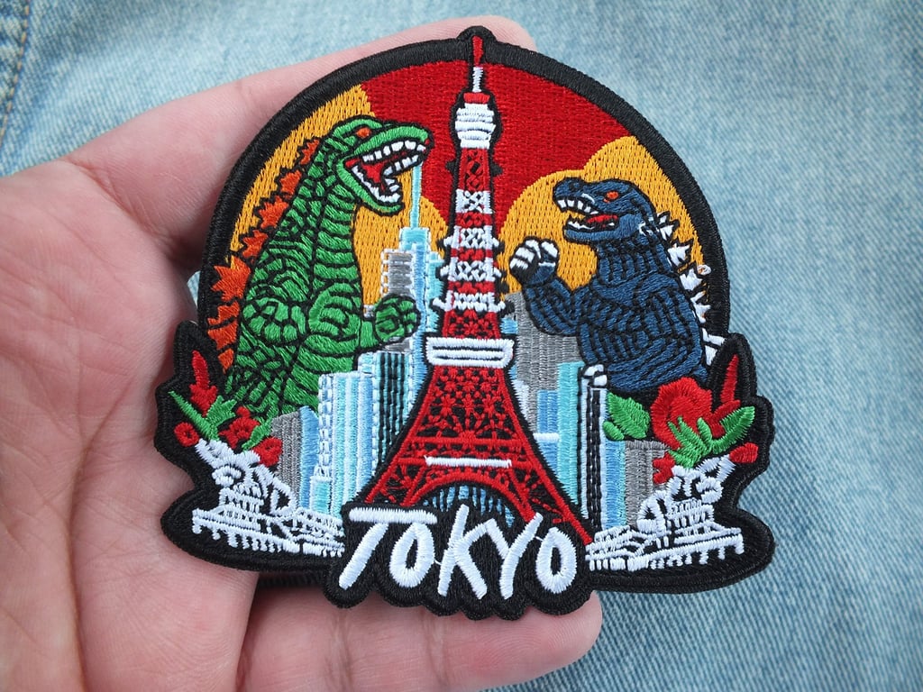 Tokyo Japan Patch Embroidered Iron On Souvenir Applique Badge