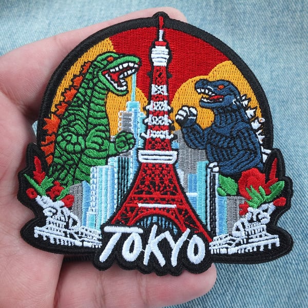 Tokyo Japan Patch Embroidered Iron On Souvenir Applique Badge