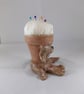 Ceramic Hand Painted Small Novelty Dog Puppy Animal Sewing Craft Pin Cushion. - Image 4