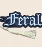 Feral Bookmark - Embroidered Book Lover Accessory - Image 3