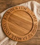 Personalised Oak Cheeseboard – Handmade Engraved Gift - Image 4
