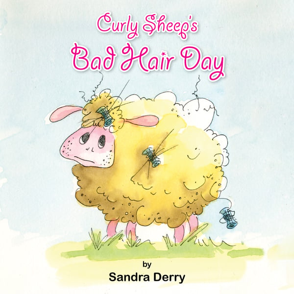 Curly sheeps bad hair day