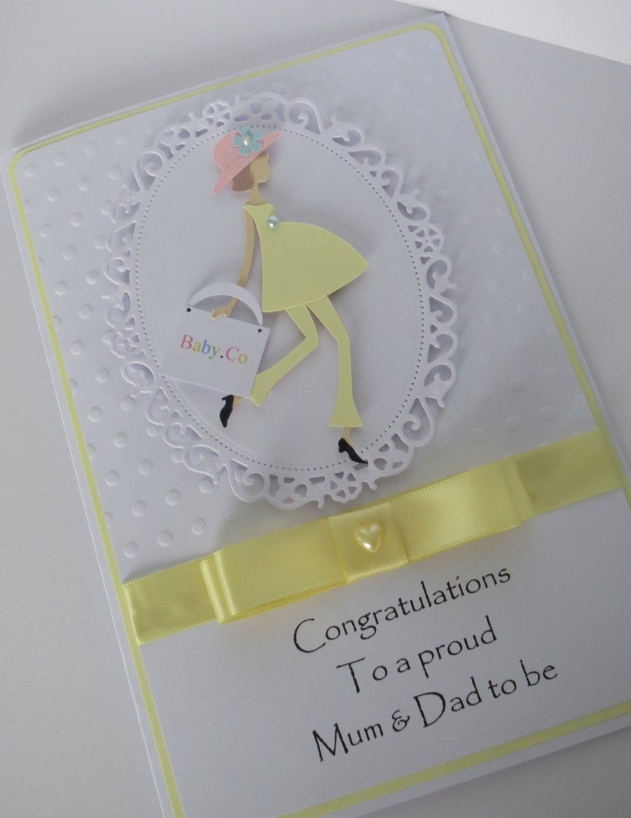 Parents to be Congratulations card