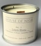Luxury Linen Soy Candle - Clean Cotton Candle - Luxury Home Fragrance Candle