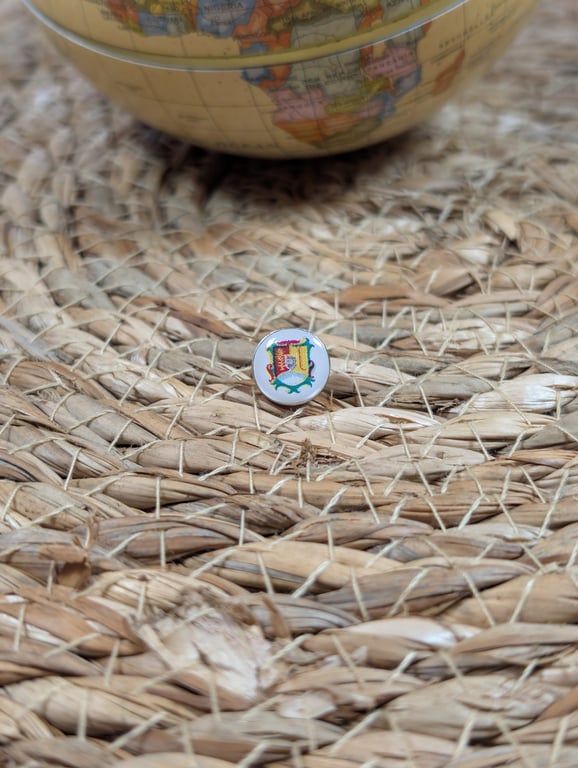 Nayarit Flag Map Pin – Mexico Travel Map Push Pin for Wooden Maps, Nayarit Map