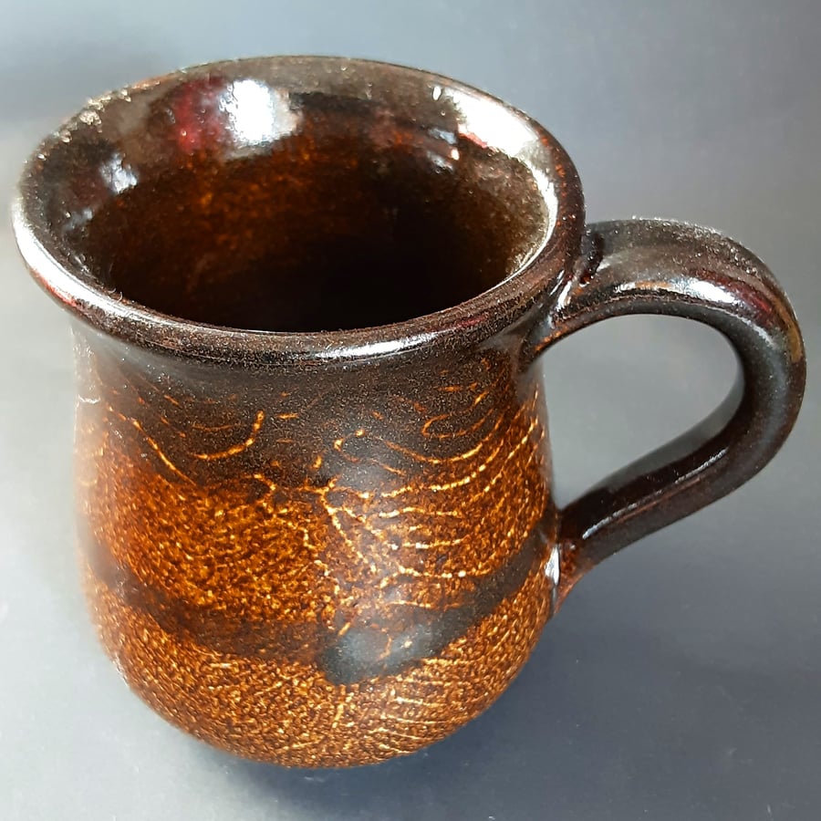Mug - Stoneware - Brown Ceramic Mug 