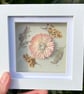 Real Pressed and Dried Strawflower, Framed Art, Mother’s Day, birthday gift