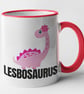LesboSaurus funny lesbian mug lesbian gift LGBT mug - Hilarious Humorous - Image 2