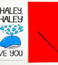I Whaley, Whaley Love You Funny Valentines Card, Birthday Card, Anniversary Card - Image 2