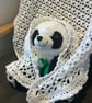 Hand-Crocheted Baby Comfort Blanket – Soft White Snuggle Throw (6–12 Months) - Image 3