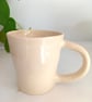 Cat mug, quirky, humourous, ceramic, hand painted studio pottery - Image 2