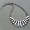 Haematite Bib Style Necklace