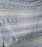 Hand Knitted Baby Blanket Blue Fair Isle Pram Blanket Gender Neutral - Image 9