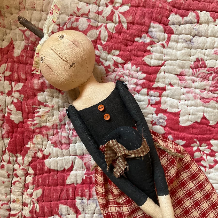 Primitive Pumpkin Doll