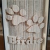 Paw Print CUSTOM 180 CUT & FOLD Book Folding Pattern - EMAILED PDF PATTERN