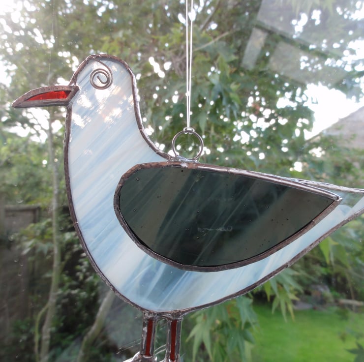 Stained Glass Seagull Suncatcher Folksy